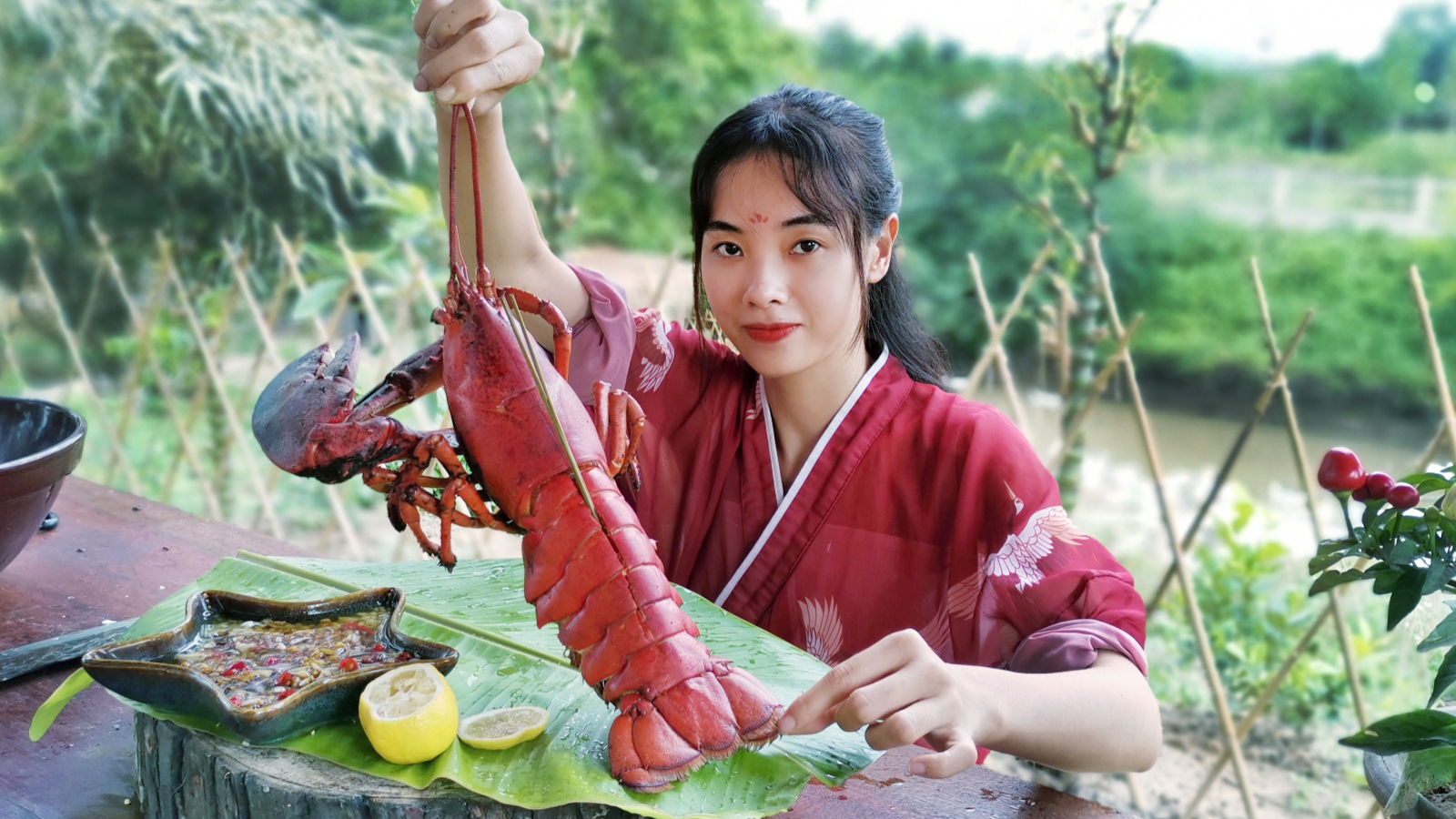 九仙智斗神箭手,2大绝招夺走3斤大龙虾,可怜了我这好徒儿